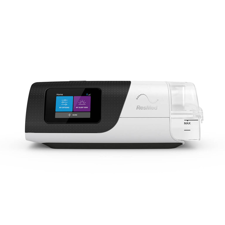 ResMed 11 Elite CPAP Machine facing forward on white background