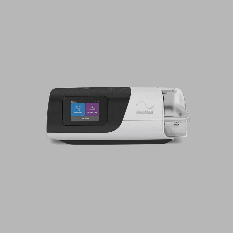 ResMed AirSense 11 CPAP Machine in Elite, on light grey background