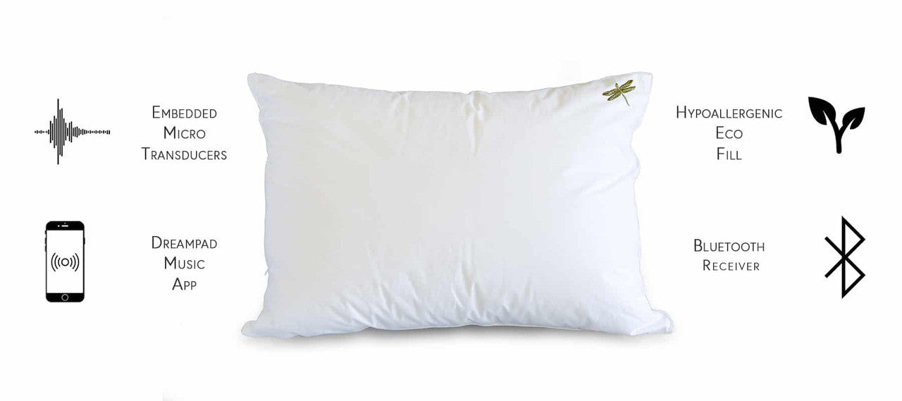 Dreampad memory support 2024 music relaxation pillow